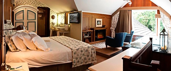 acomodações-suite-duplex suíte duplex do Hotel Casa da Montanha