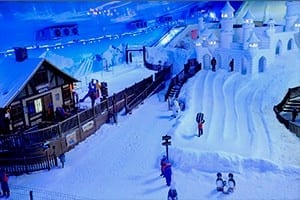 Montanha de gelo no Snowland