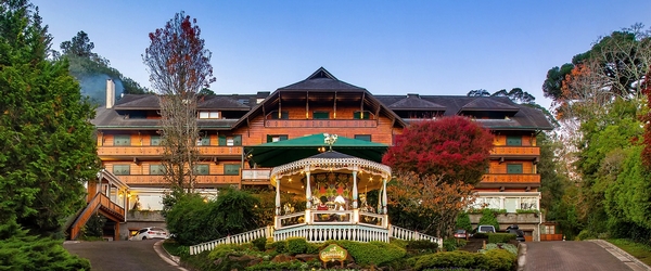 O Hotel Casa da Montanha, inspirado nos hotéis de inverno de Bariloche, na Argentina.