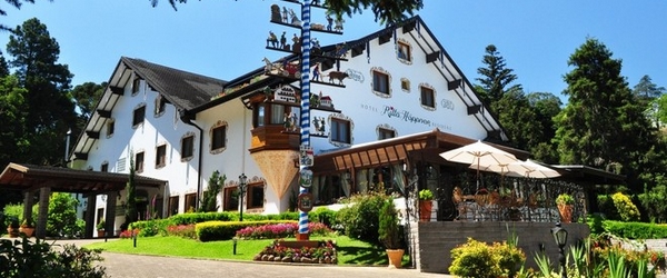 O aconchegante Hotel Ritta Höppner, com inspiração alemã.