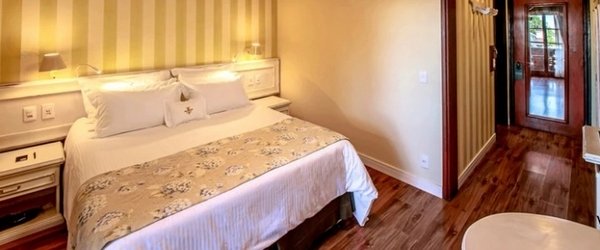 O Apartamento Luxo do Hotel Casa da Montanha.