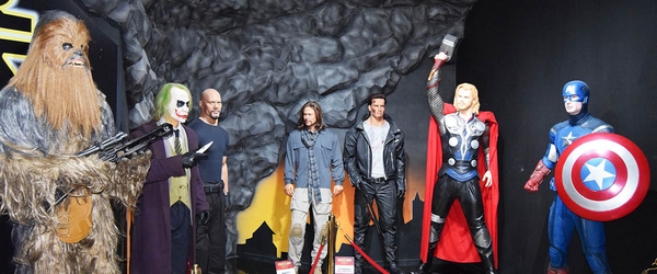 O Dreamland Museu de Cera possui até estátuas de personagens icônicos do cinema.